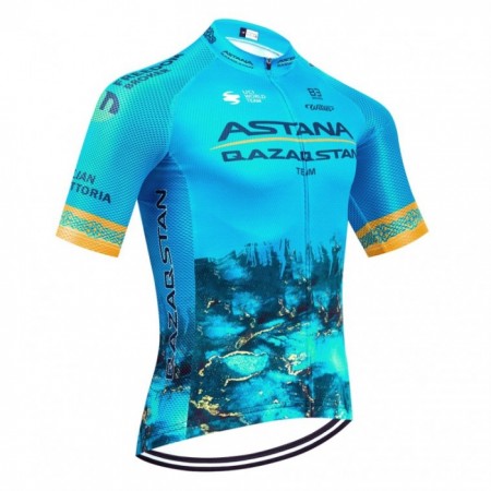 Wielershirt 2024 Astana Qazaqstan - Blauw